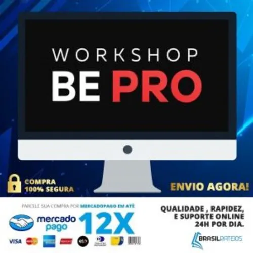 Capa: Curso Workshop Be Pro Edição de Imagens: Baixe Agora!