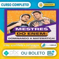 Capa: Mestres do Enem: Baixar Curso de Matemática Completo (Umberto Mannarino)