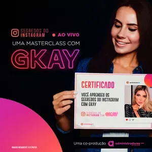 Capa: Baixar Curso Gkay: Segredos do Instagram para Vendas