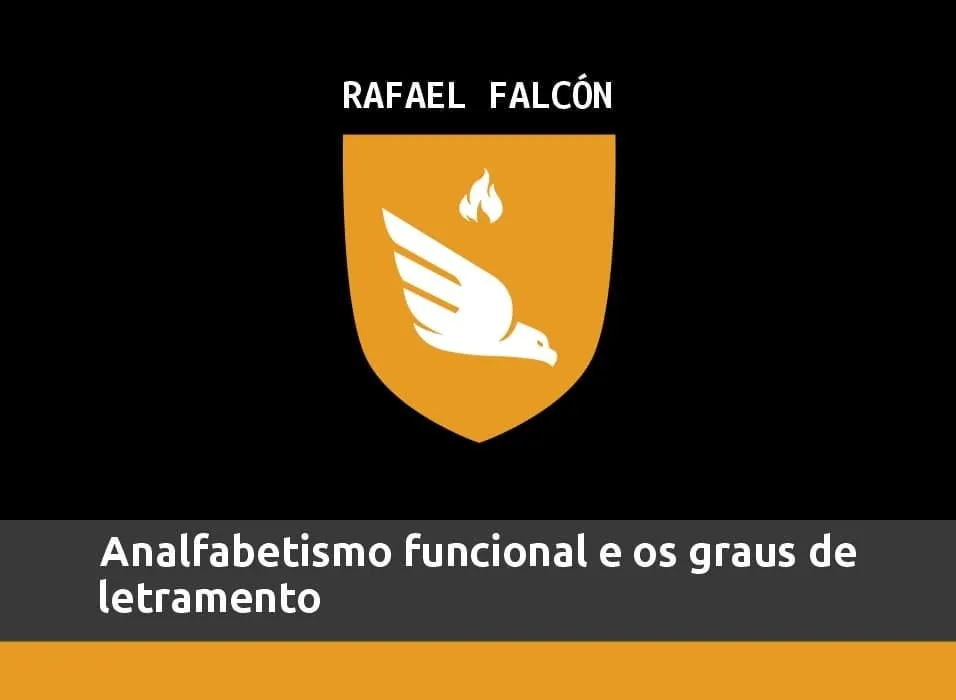 Capa: Curso Rafael Falcón: Baixar Analfabetismo Funcional Completo