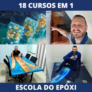 Capa: Baixar Escola do Epóxi JA Training: Curso Completo Resina Epóxi