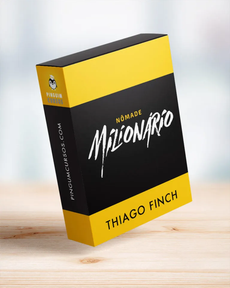 Capa: Nomade Milionário Thiago Finch: Baixar Curso Completo Agora!