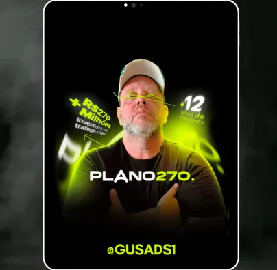 Capa: Plano 270 Gus Ads Download Rápido: Domine Tráfego Pago