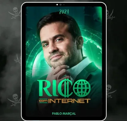 Capa: Rico com Internet Pablo Marçal: Baixe o Curso Completo em HD