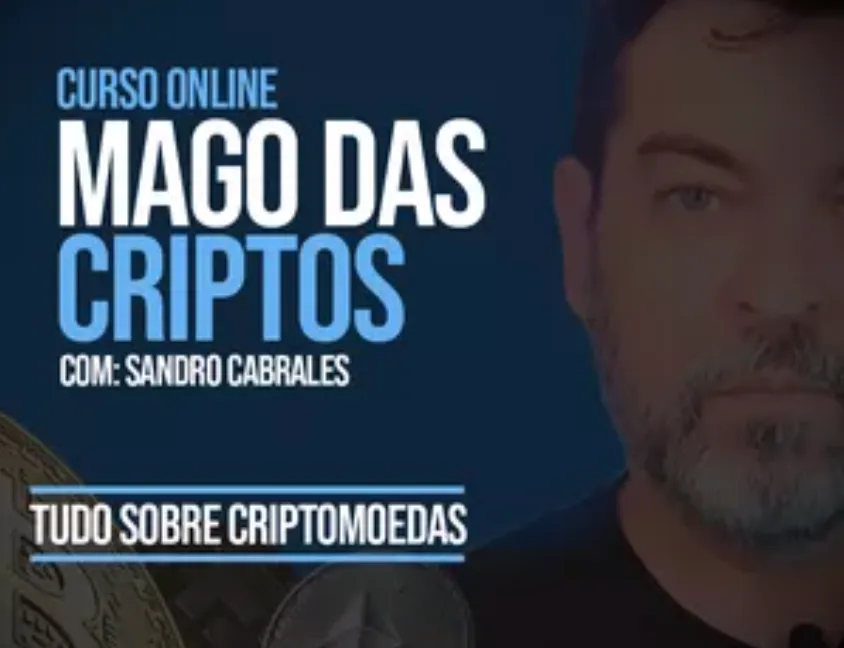 Capa: Mago das Criptos: Baixar Curso Sandro Cabrales Oficial