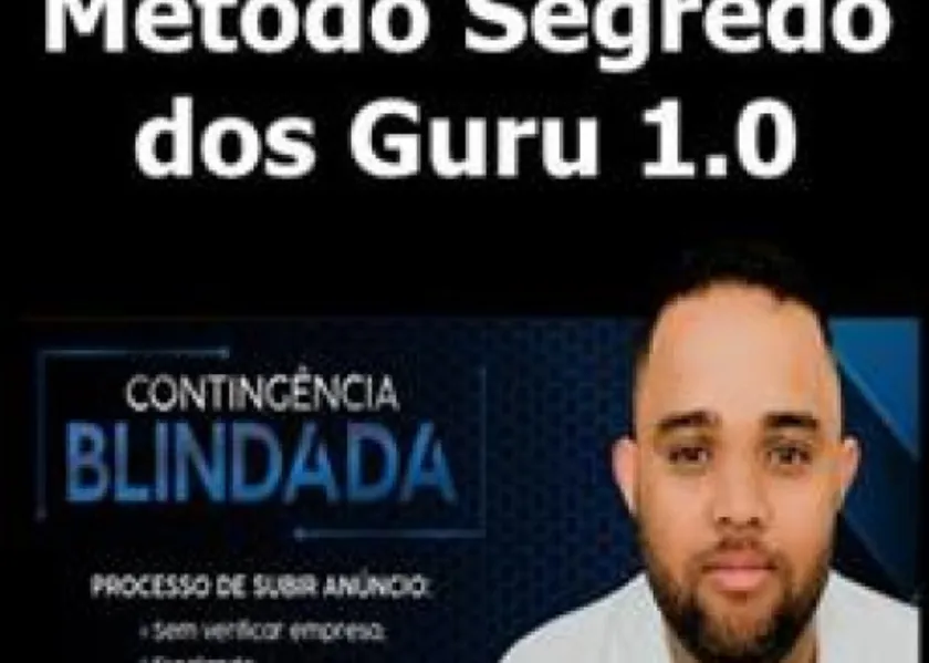 Capa: Método Segredo dos Gurus 1.0 Jhon Deyvid: Baixar Completo