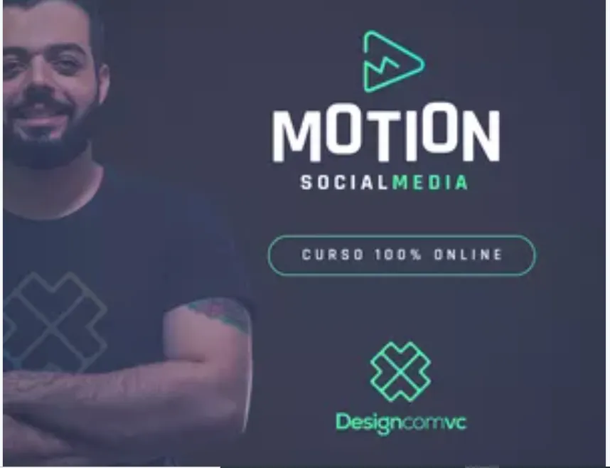 Capa: Baixar Curso Motion Social Media Viana Patricio: Domine Artes Animadas