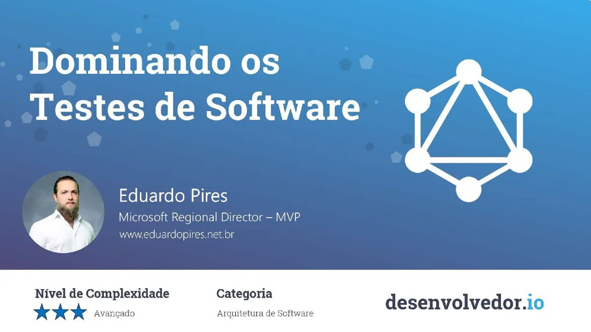 Capa: Domine Testes de Software: Download Curso Eduardo Pires