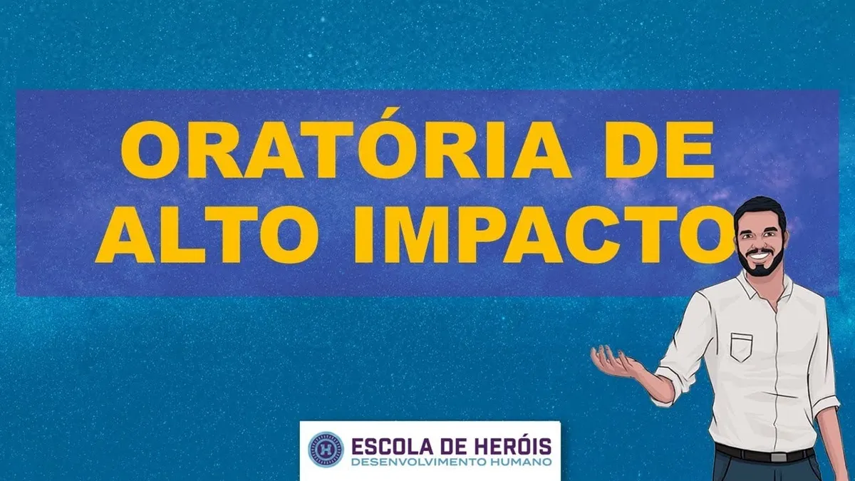 Capa: Oratória de Alto Impacto Diogo Hudson: Baixar Curso Completo