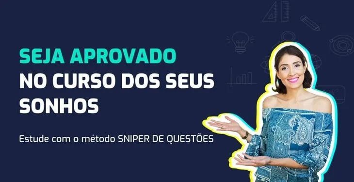 Capa: Sniper de Questões ENEM: Baixe Agora o Curso Completo