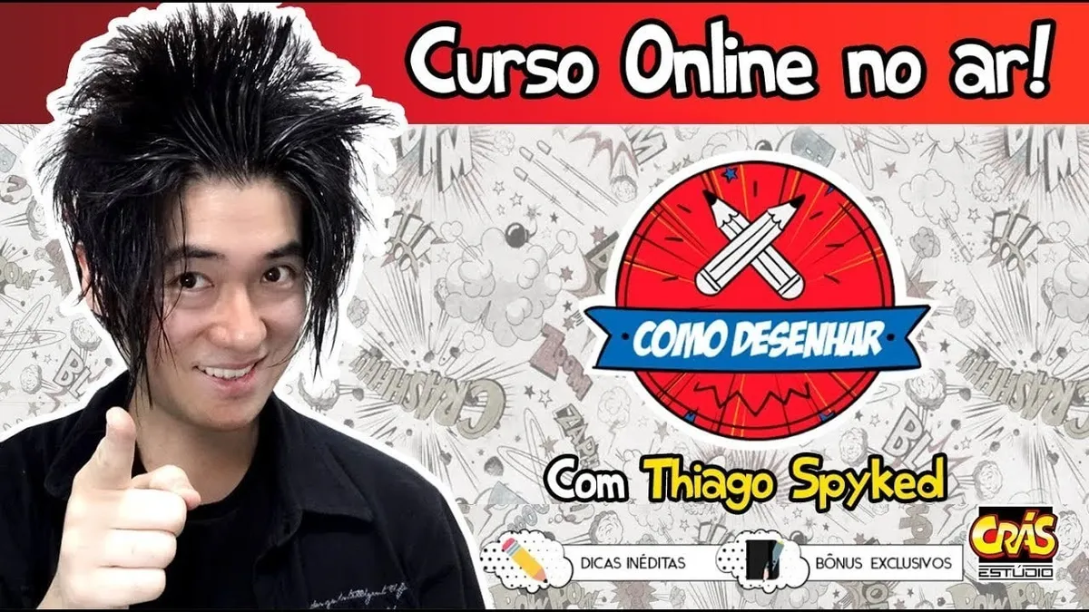 Capa: Baixar Curso Desenho Thiago Spyked: Download Completo 2024