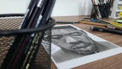 Capa: Desenho Realista: Baixar Curso do Reginaldo Borges Completo