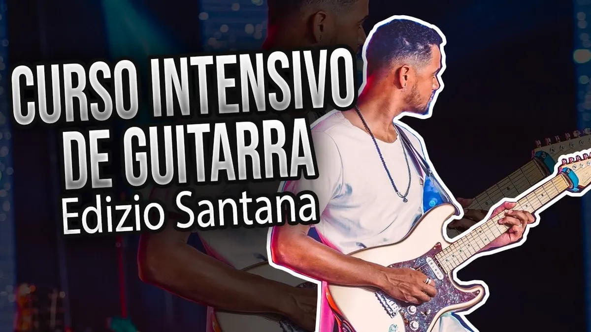 Capa: Curso Intensivo de Guitarra Edizio Santana: Baixar Agora!
