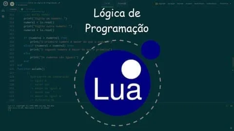 Capa: Baixar Curso Lógica de Programação com Lua e Algoritmos (André Vicente)