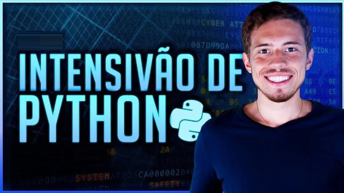 Capa: Intensivão Python Download: 4 Projetos Incríveis em 2024