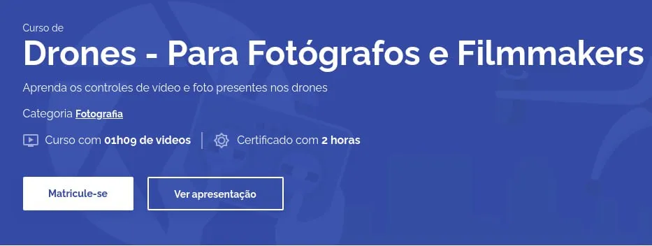Capa: Curso Drones AvMakers: Baixar Agora Fotografia e Filmagem Profissional
