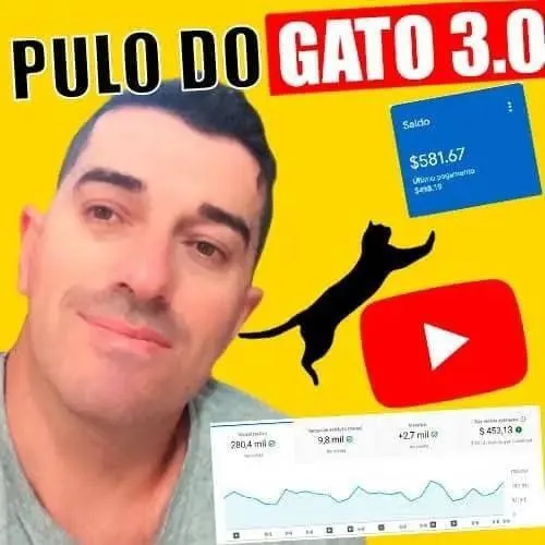 Capa: Baixar Pulo do Gato 3.0: O Guia Definitivo para YouTube