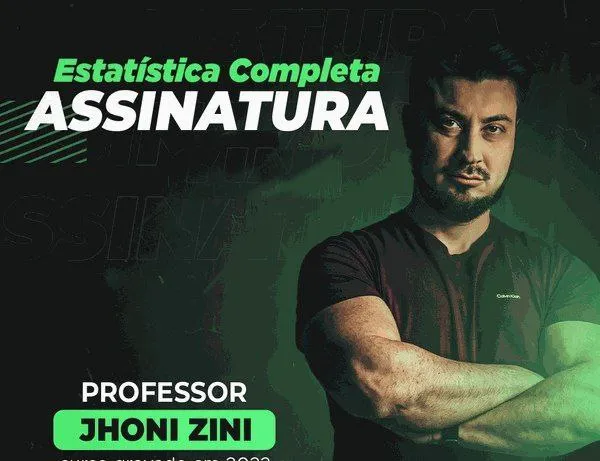 Capa: Baixar Estatística para Concursos Jhoni Zini – Curso Completo Download