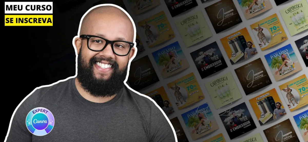 Capa: Baixar Escola de Design com Canva por Rob Boliver – Completo!