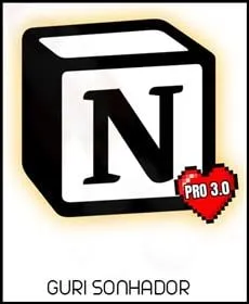 Capa: Notion PRO de Guri Sonhador: Baixar Completo + Bônus