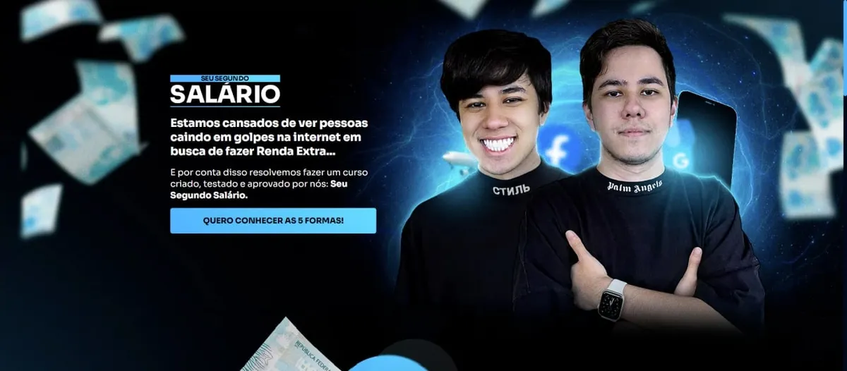 Capa: Baixar Seu Segundo Salário Gêmeos Investem: Renda Extra Rápida