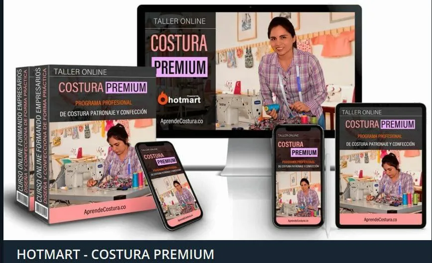 Capa: Hotmart – Costura Premium: Baixe Agora o Curso Completo!