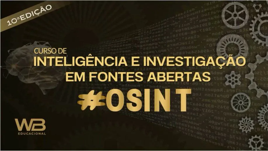 Capa: Baixar Curso Inteligência e Investigação em Fontes Abertas WB Educacão Completo
