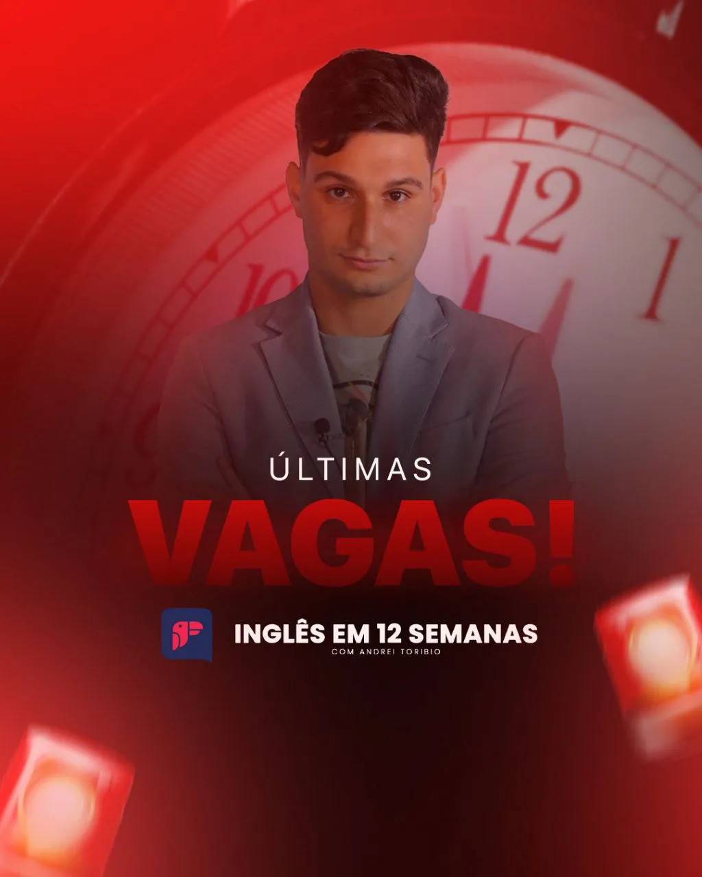 Capa: Baixar Curso Inglês em 12 Semanas Andre Tucano 2021