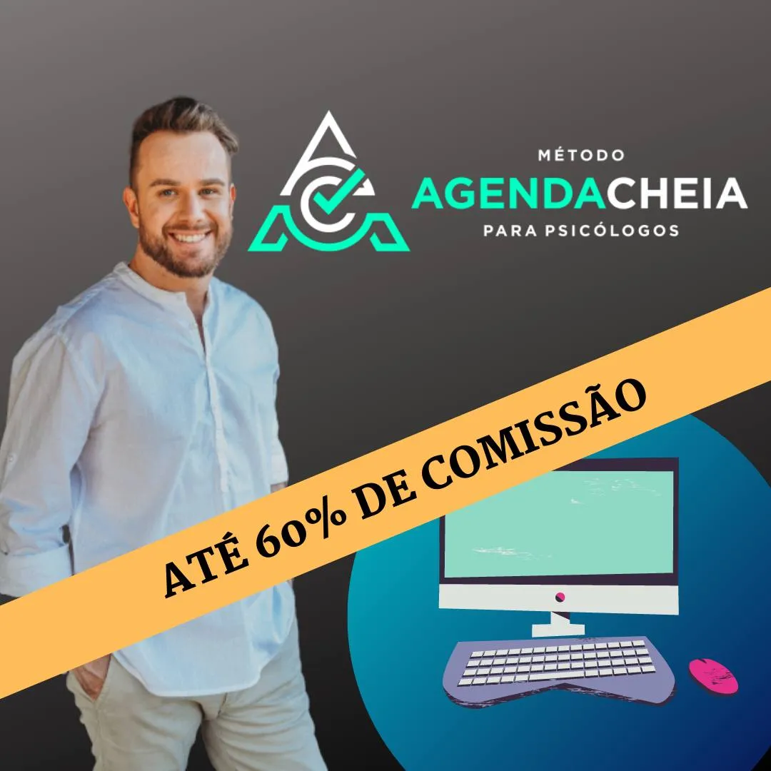 Capa: Método Agenda Cheia Psicólogos: Baixar PDF e Aulas