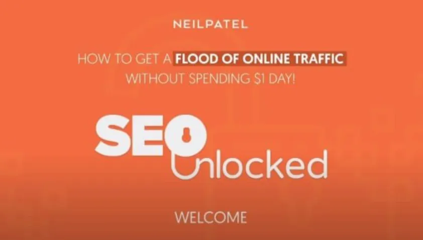 Capa: SEO Unlocked Neil Patel: Baixar Curso Completo em Português